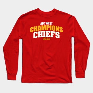 Chiefs AFC West Champs Long Sleeve T-Shirt